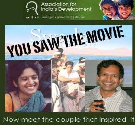 The Indian-American couple inspired Shah Rukh Khan’s film ‘Swades’