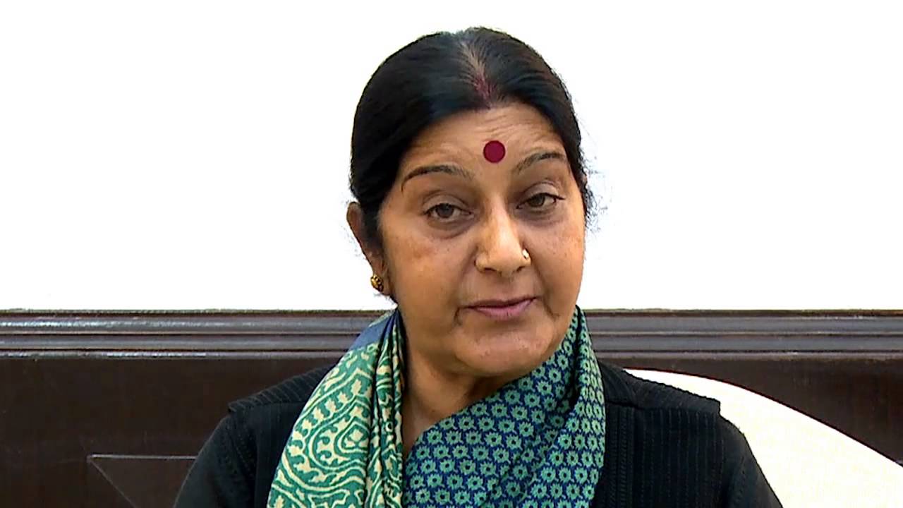India’s external affairs minister Sushma Swaraj