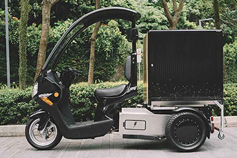 prototype electric three-wheeler, Singpost
