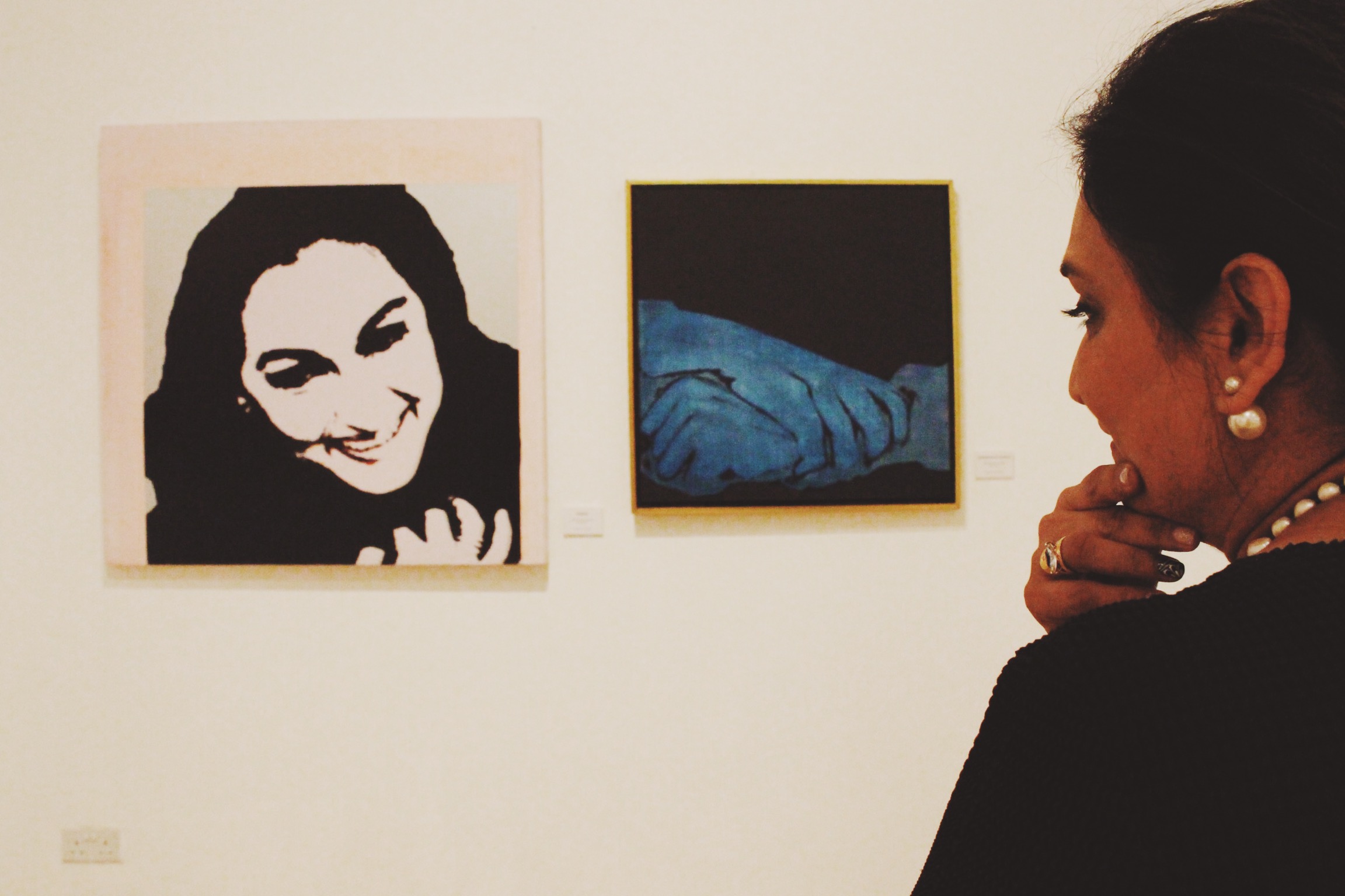 Rajul Mehta at ION art gallery. Photo courtesy: Connected to India