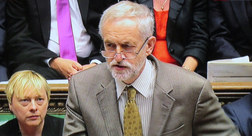 Labour leader. Jeremy Corbyn.