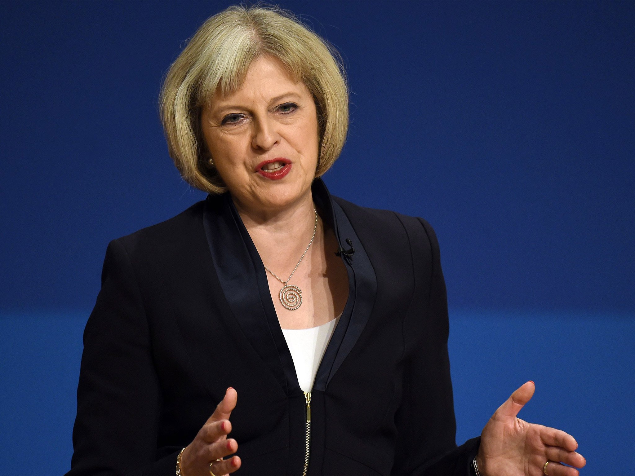 UK PM Theresa May. 