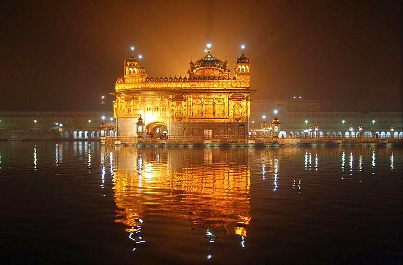 Golden Temple in Amritsar. 