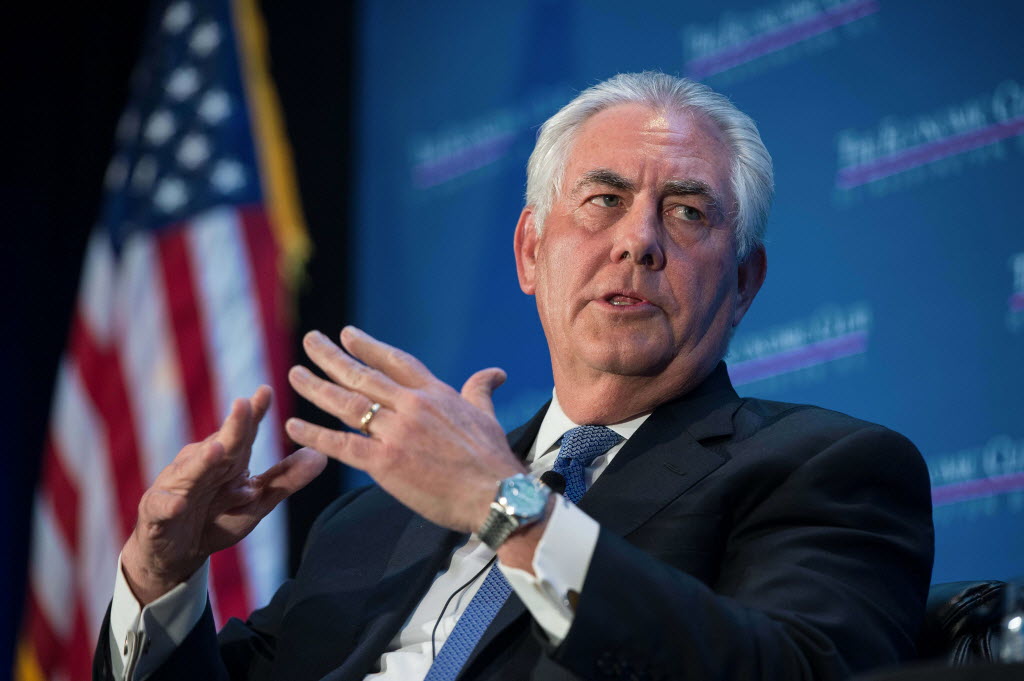 US Secretary of State Rex Tillerson 'regrets' Manchester bombing leaks