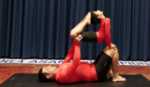 Ishwar and Dr Vishwanath in a joint pose.