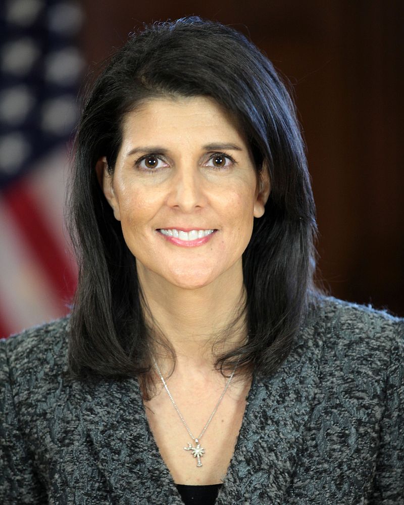 US Ambassador to the United Nations (UN) Nikki Haley