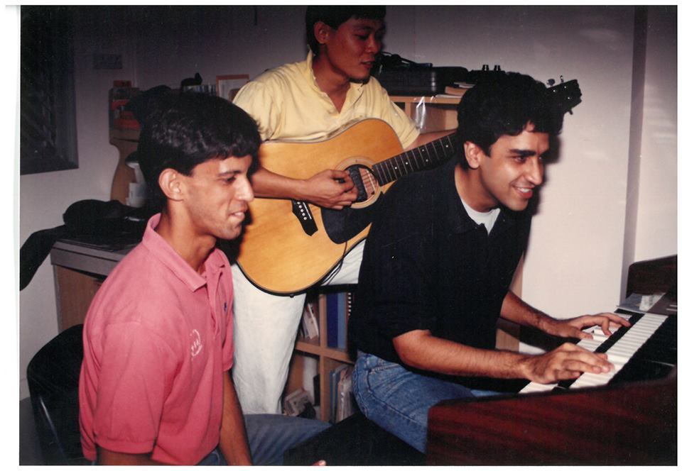 This Chord and Others, 1991. Roger Vivek Winder, Thomas Chow and Haresh Sharma. Photo courtesy: The Necessary Stage FB