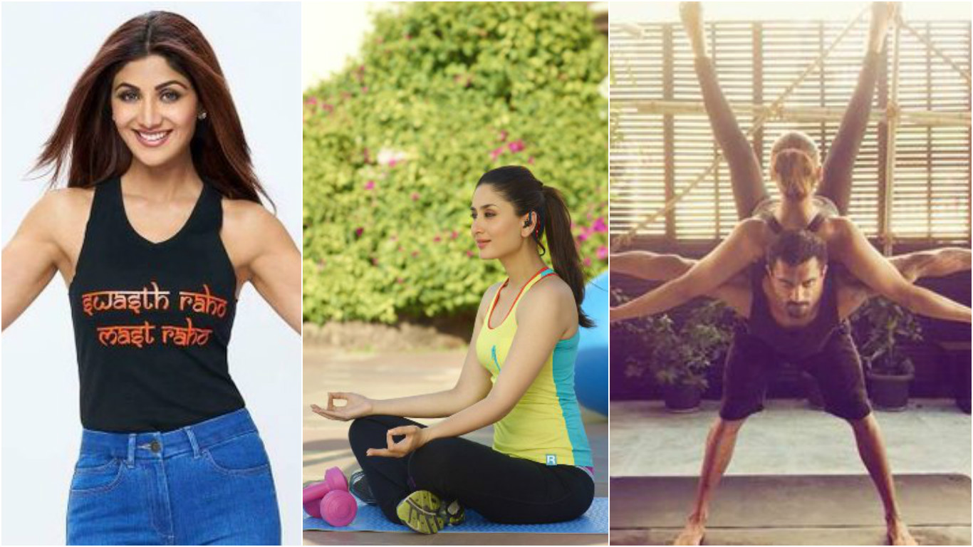 Malaika's yoga in new fashion wear