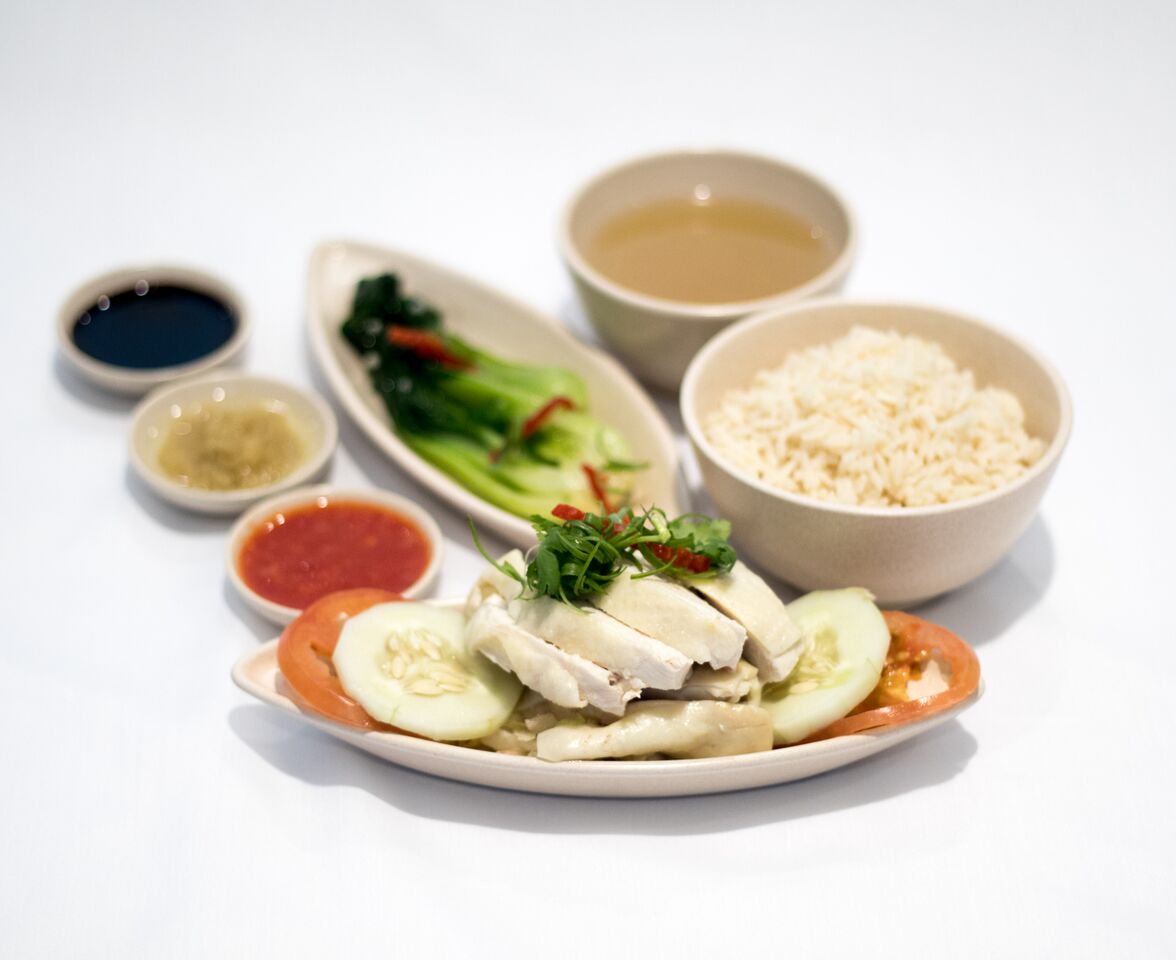 Hainanese Chicken Rice. Photo courtesy: SIA