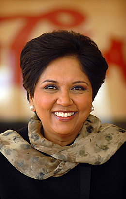 Indra Nooyi, CEO of Pepsico