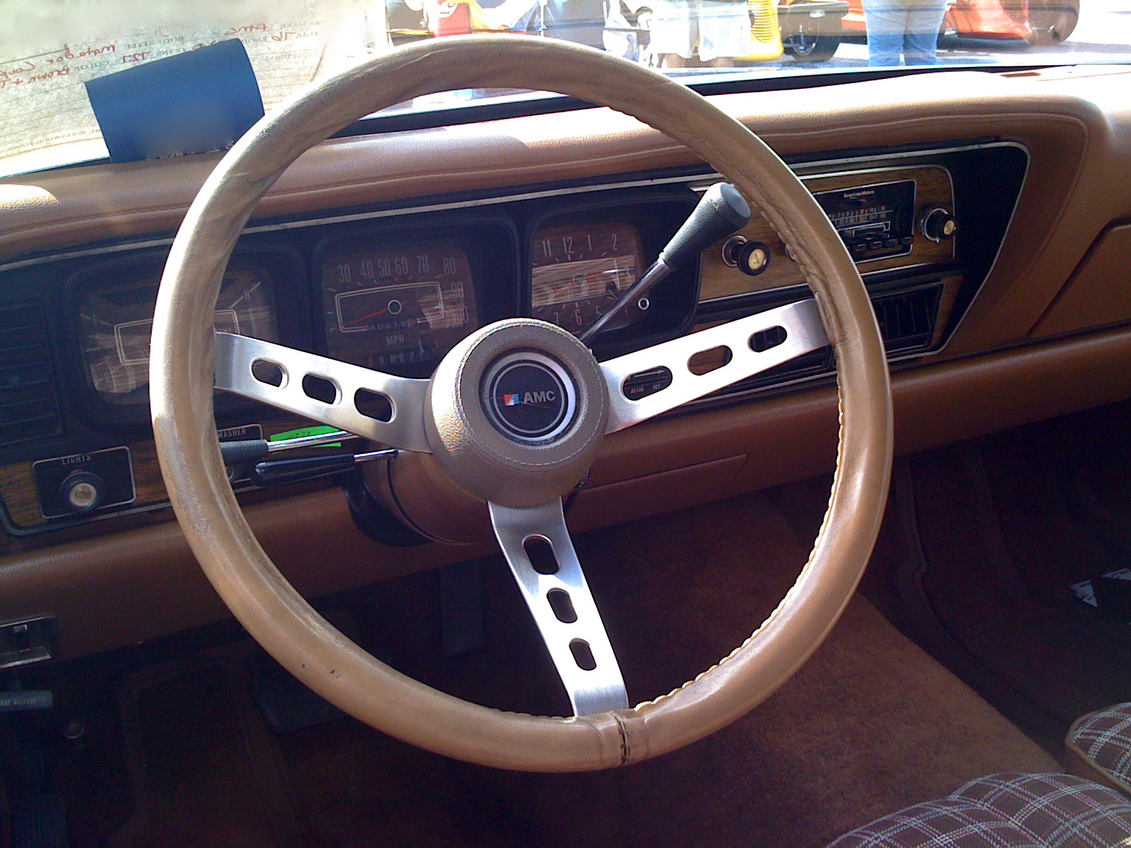 Steering wheel. Photo courtesy: Wiki
