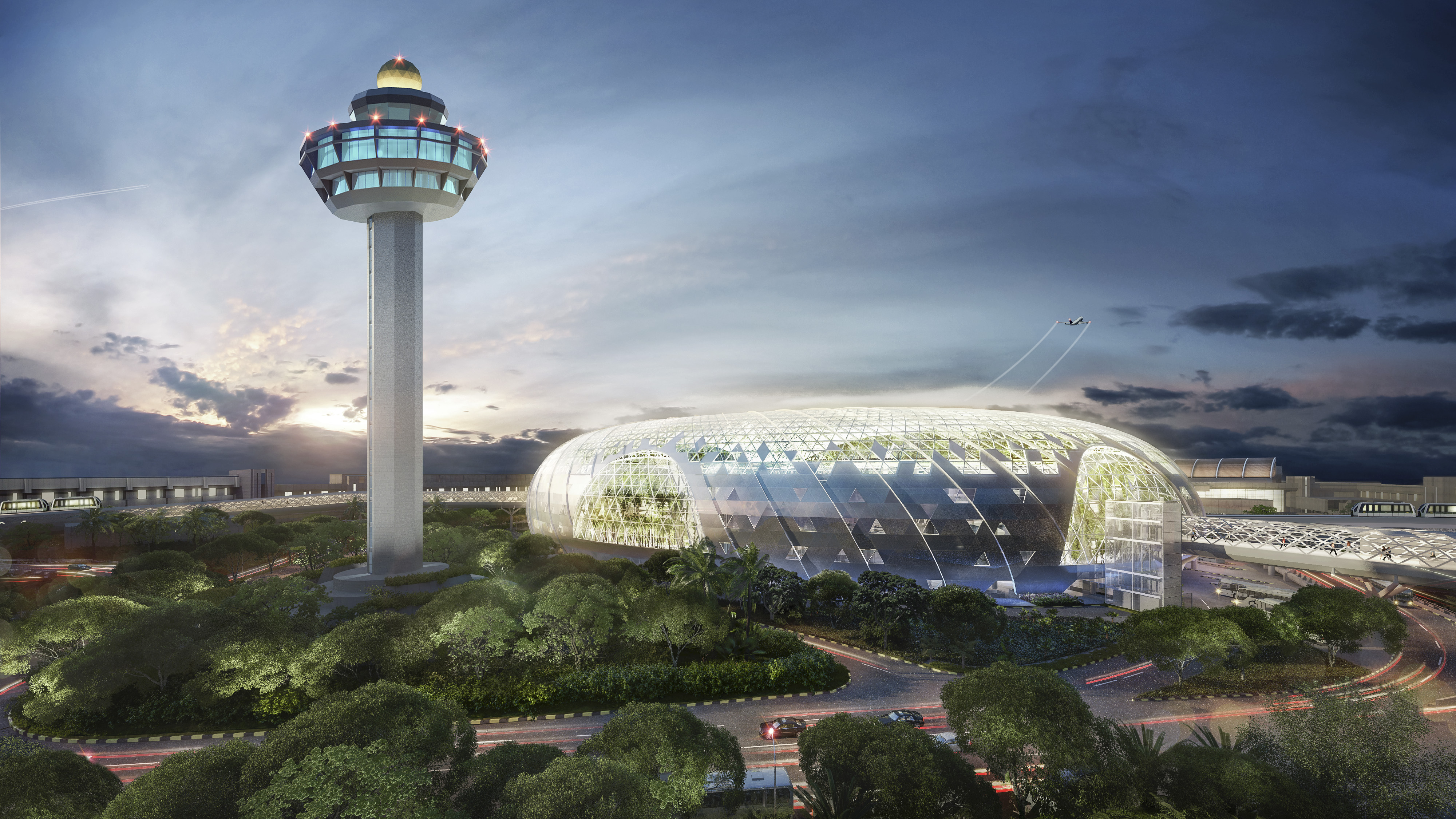 Jewel Changi Airport. Photo courtesy: Changi Airport Group