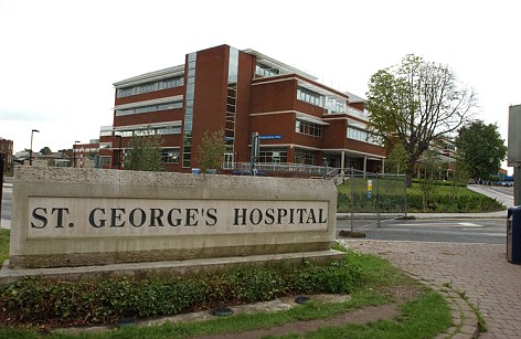 St George's Hospital.
