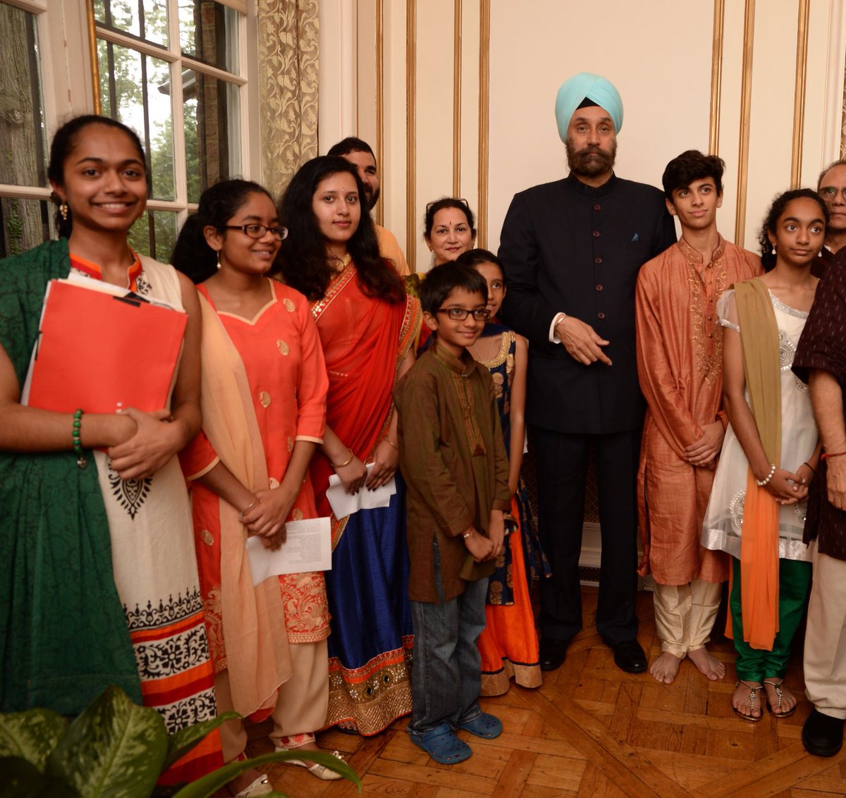 Indian Ambassador to the US Navtej Sarna celebrates Independence day with Indian diaspora in US.