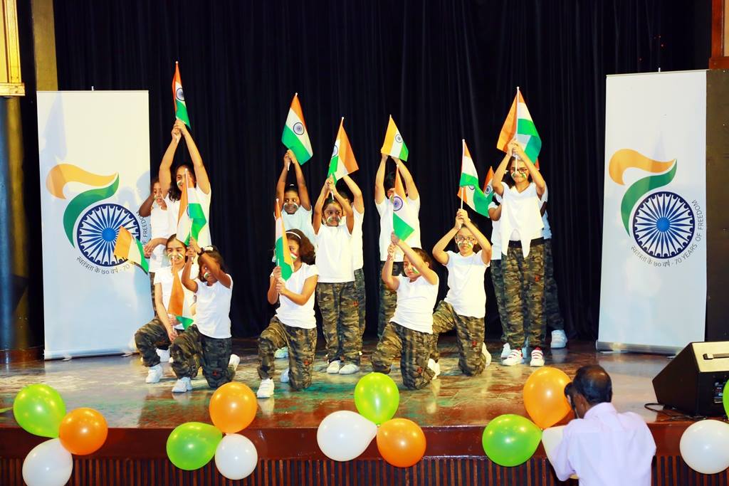 Cultural performances to celebrate 70th Anniversary of Independence by St. Joseph School, Steps and Strings and Indian Ladies Association.