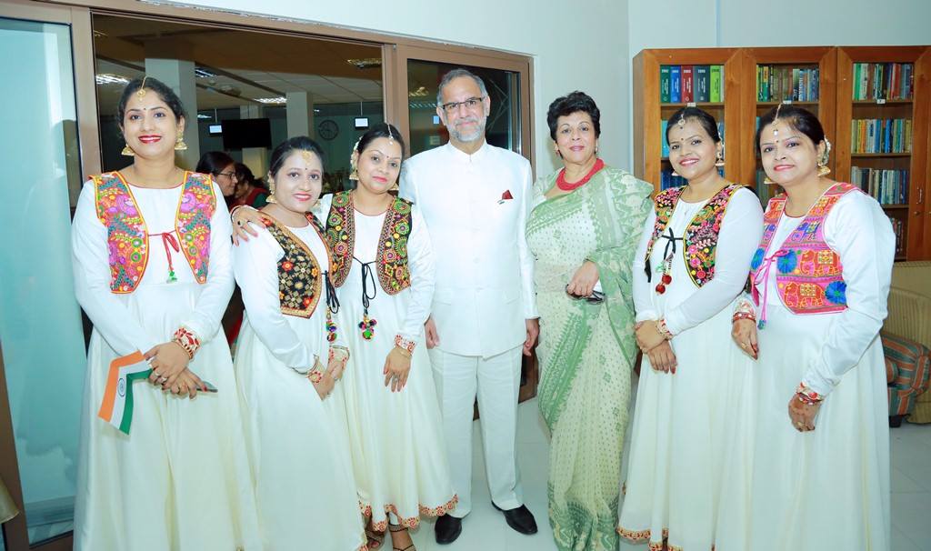 Ambassador Navdeep Suri at Independence Day celebration. 