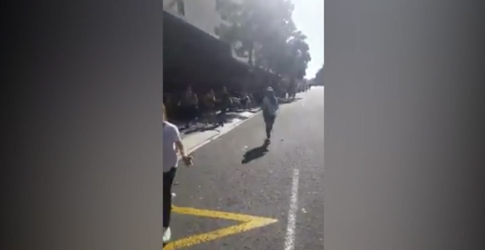 Photo courtesy: Screenshot of video on the aftermath of the attack