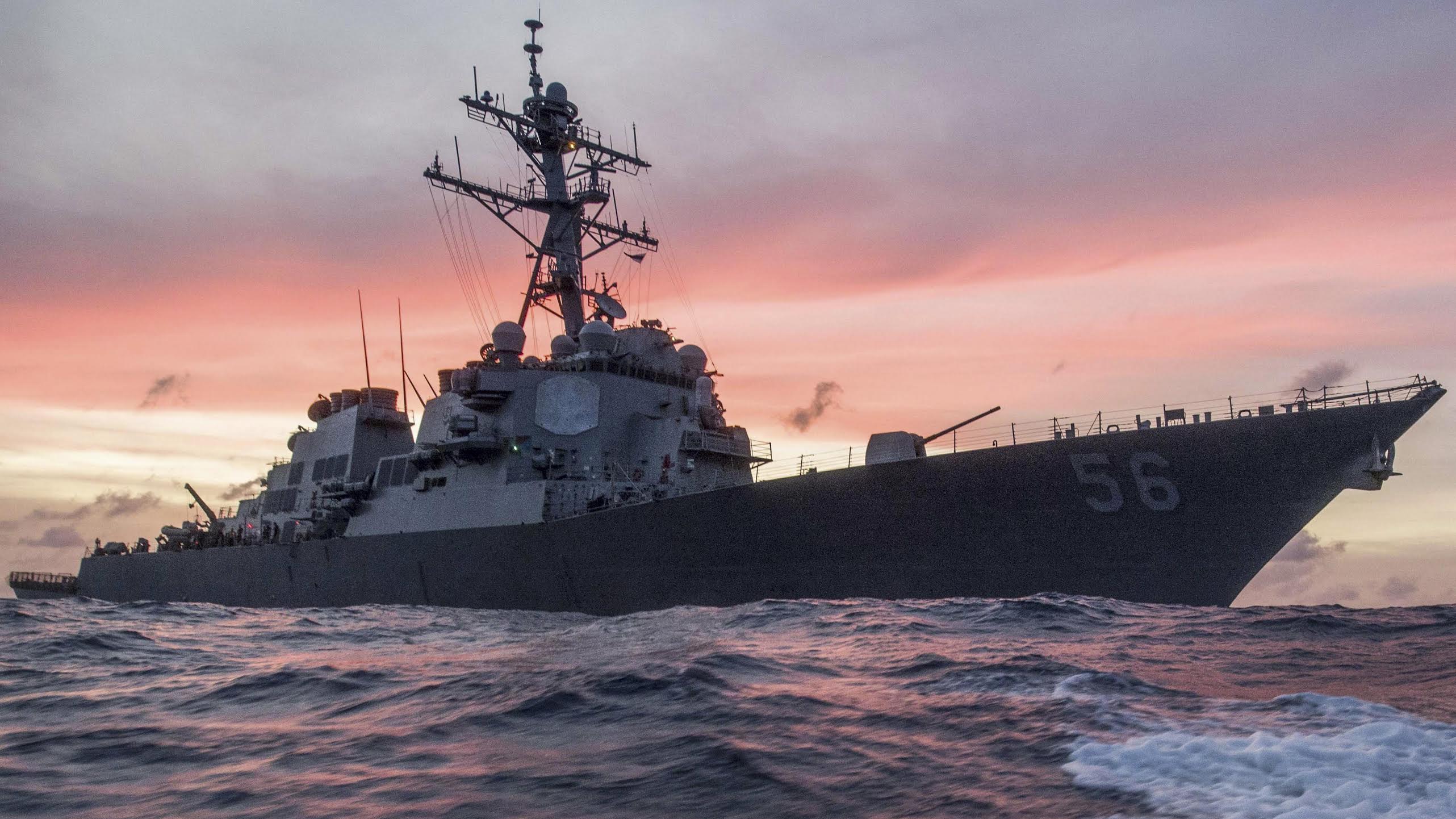 USS John S McCain. Photo courtesy: Petty Officer 3rd Class James Vazquez, US Navy 7th Fleet