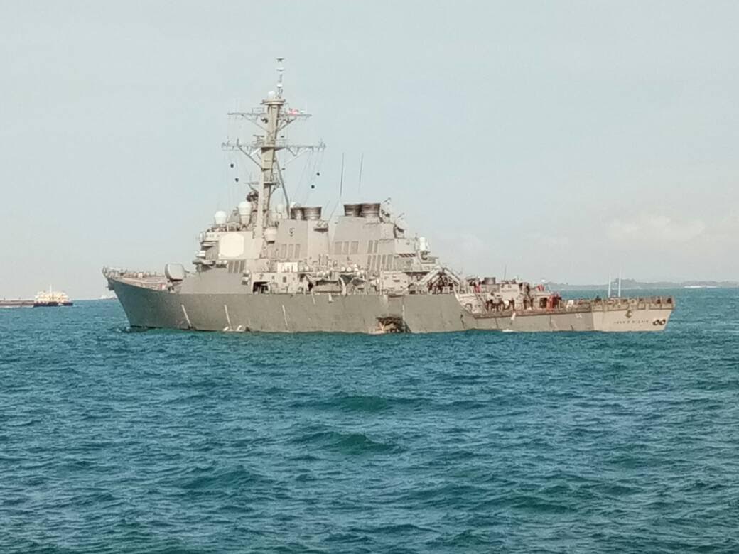 Missing sailors' remains recovered from warship John S. McCain Missing sailors' remains recovered from warship John S. McCain