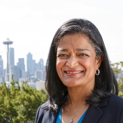 Congresswoman Pramila Jayapal.