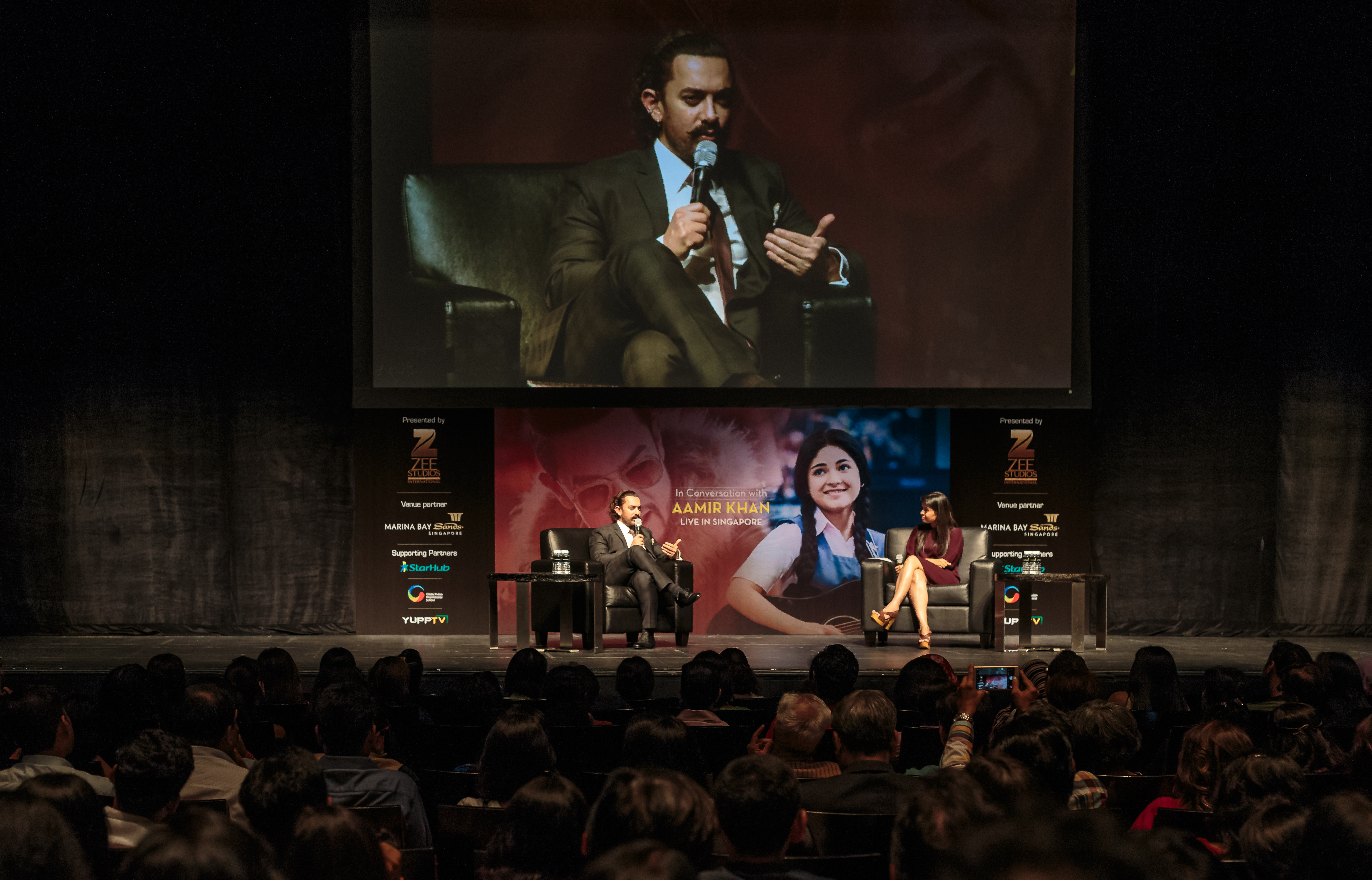 Aamir Khan was in Singapore interacting with the youth and promoting his latest film Secret Superstar