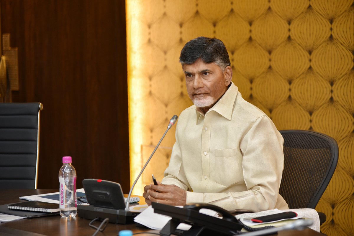Chandrababu Naidu, Chief Minister of Indian State of Andhra Pradesh. 