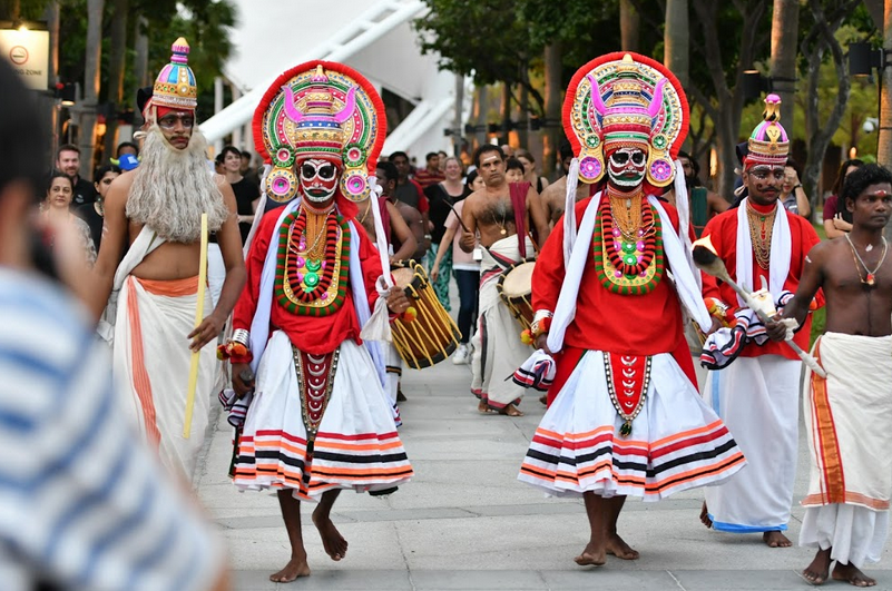 It enacts the battle between goddess Kali and the demon Darika. Photo: Connected to India