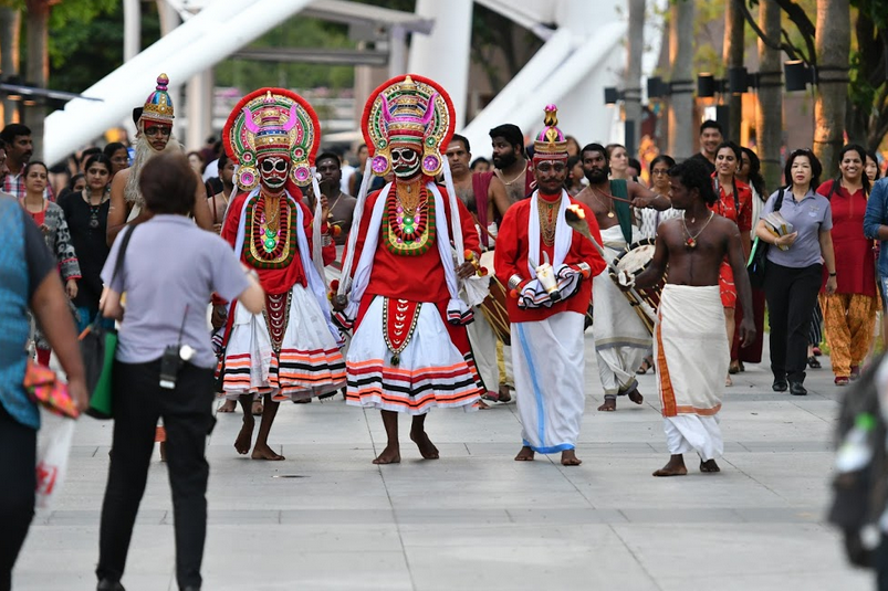 Mudiyettu is a traditional ritual theatre and folk dance drama from the Indian State of Kerala. Photo courtesy: IndieStrings 