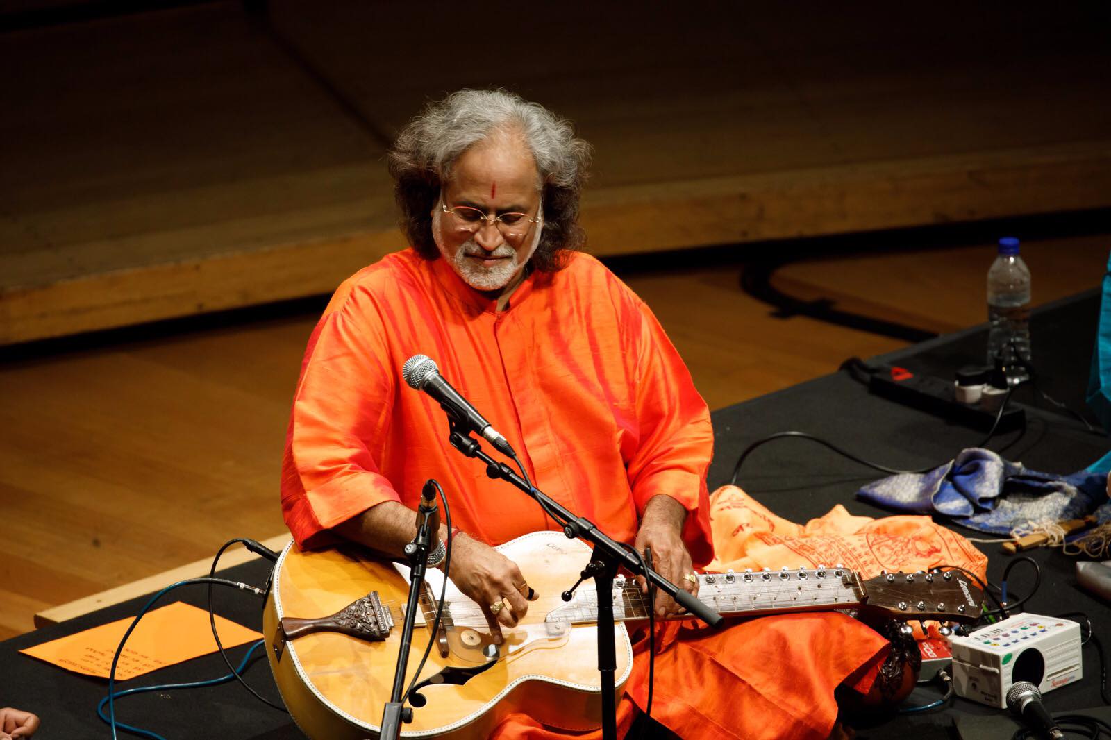 Legendary classical instrumentalist Pandit Vishwa Mohan Bhatt feels that classical music, culture and art bring out the human values in listeners all around the world. Photo courtesy: Esplanade- Theatres on the Bay