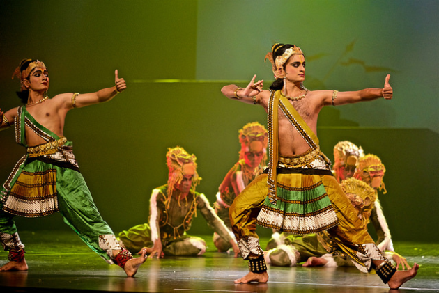 Lord Ram and his brother Lakshmana advancing on the army of Ravana in order to give a crushing defeat to the demon king. 