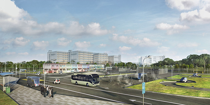 Driverless buses will be tested in Singapore from early 2019. 