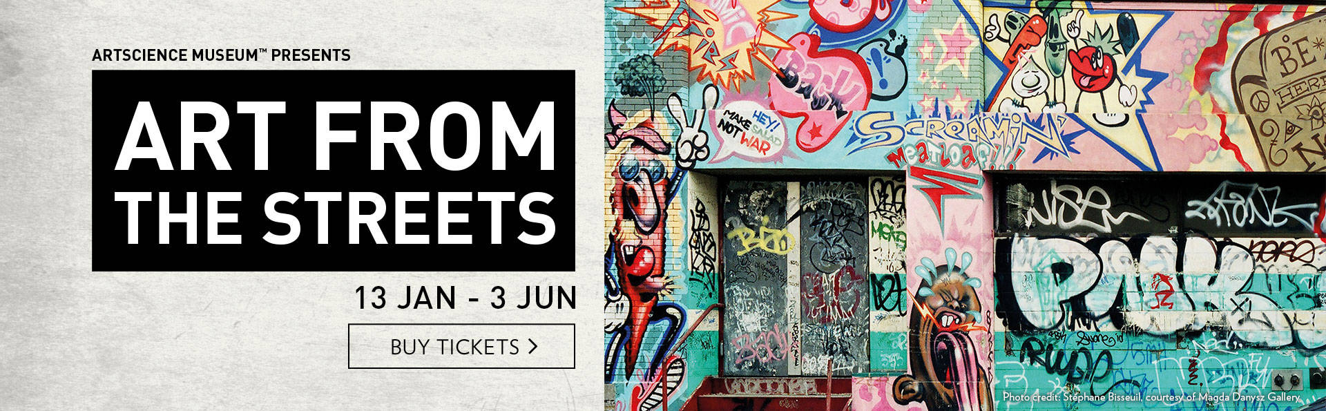 World’s most iconic street artists present their provocative works for the first time in Southeast Asia. 