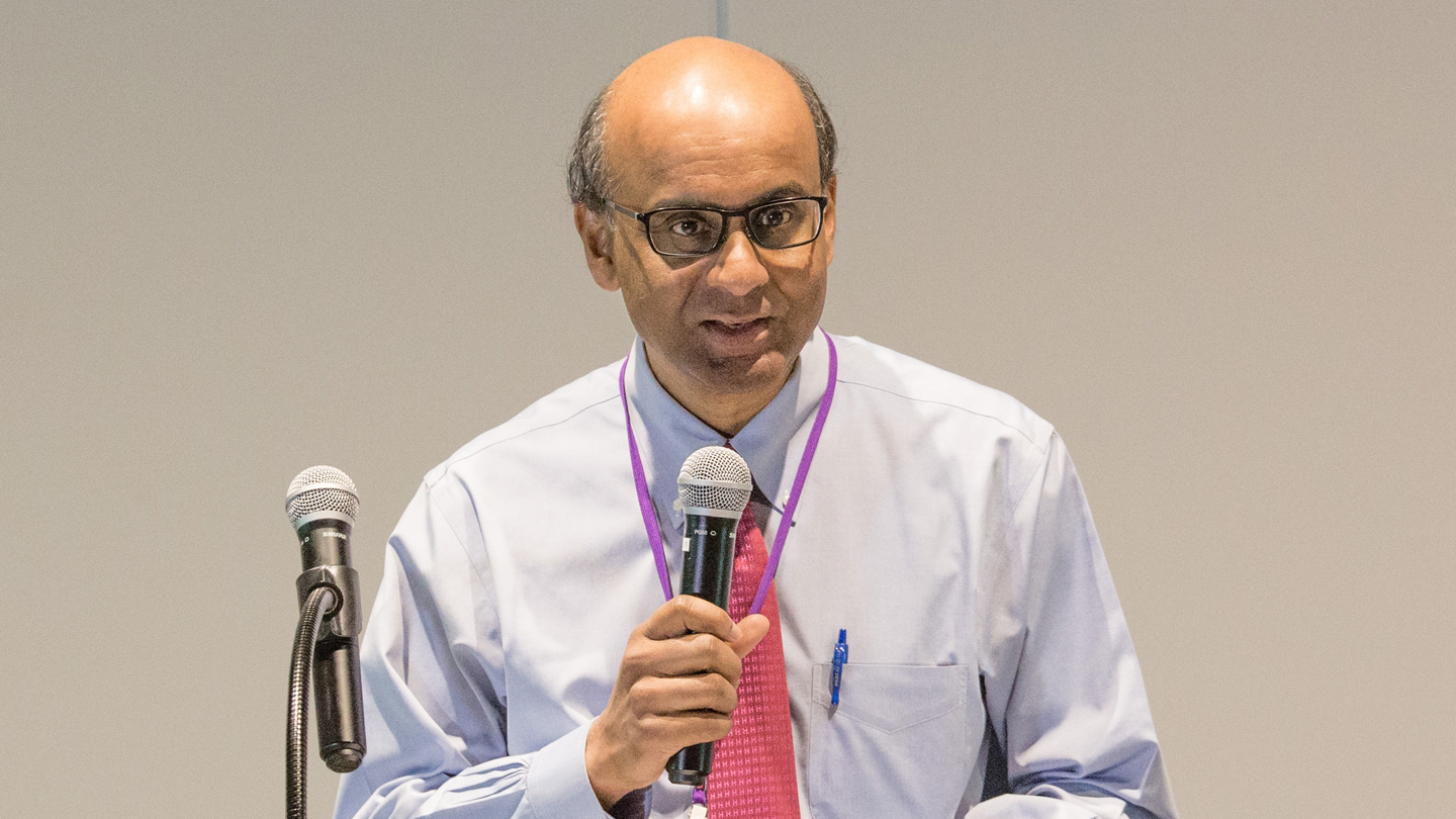 Deputy Prime Minister of Singapore Tharman Shanmugaratnam. 