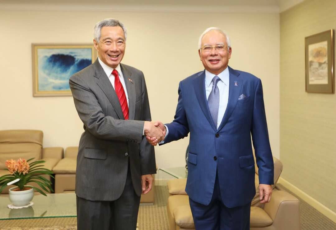 Lee Hsien Loong, Prime Minister of Singapore and Najib Razak, Prime Minister of Malaysia were witness to the signing of the agreement for the construction of upcoming cross-border Johor Baru-Singapore Rapid Transit System (RTS) Link. 