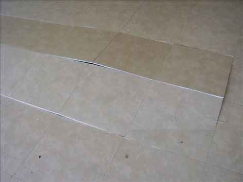 There have been 700 cases of dislodged floor tiles reported in Singapore’s homes. 