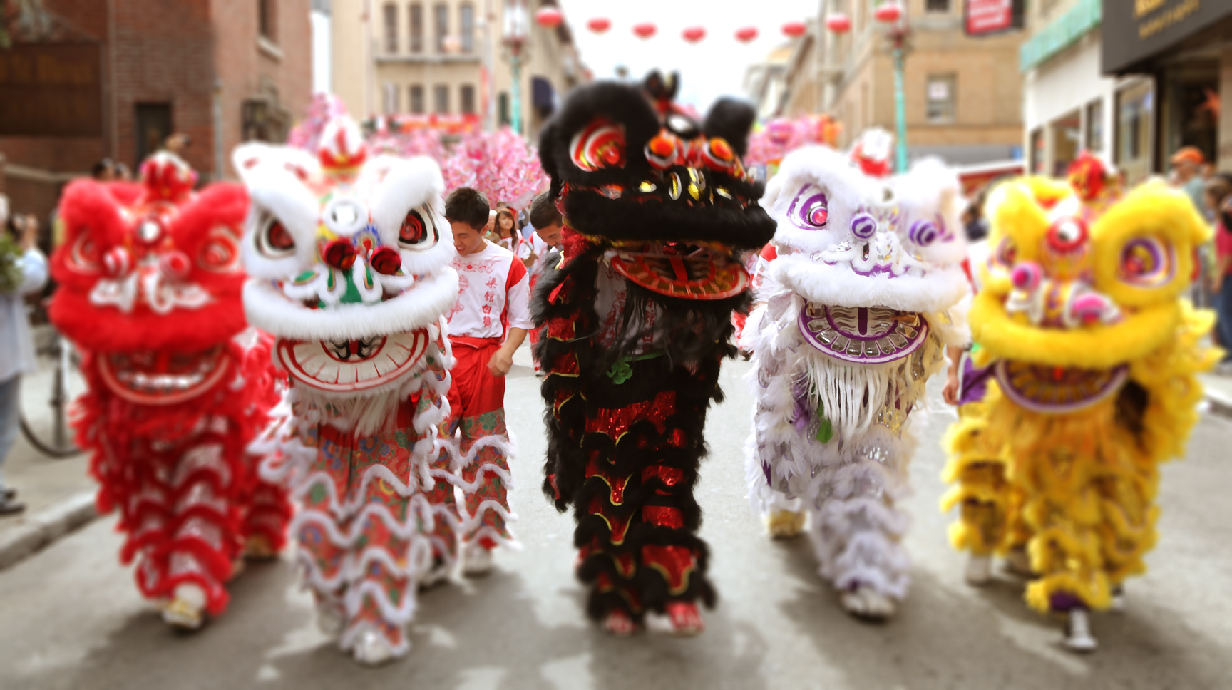 Special-needs people performing lion dance in Singapore - Connected To