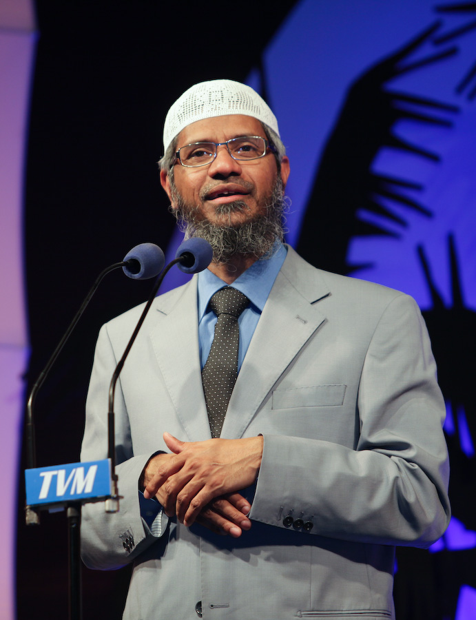 Controversial Islamic preacher Zakir Naik