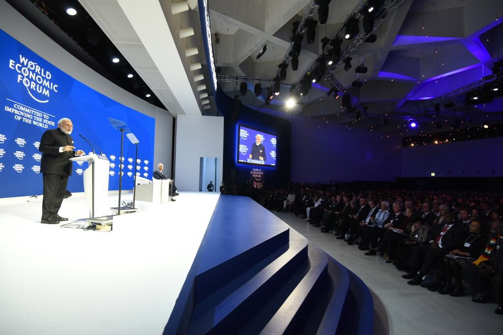 Indian Prime Minister Narendra Modi showcased ease of doing business in India to world leaders and global CEOs.