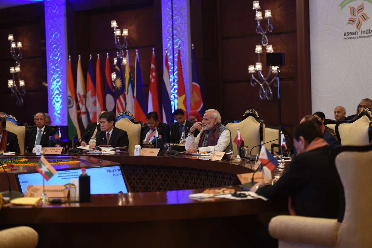 Indian PM Modi spoke about the shared cultural and religious linkages the nation and ASEAN members shared.