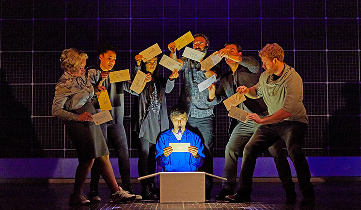There is an easy-going attitude to noise and movement, doors remain open and lights are dimmed staying on throughout the show.