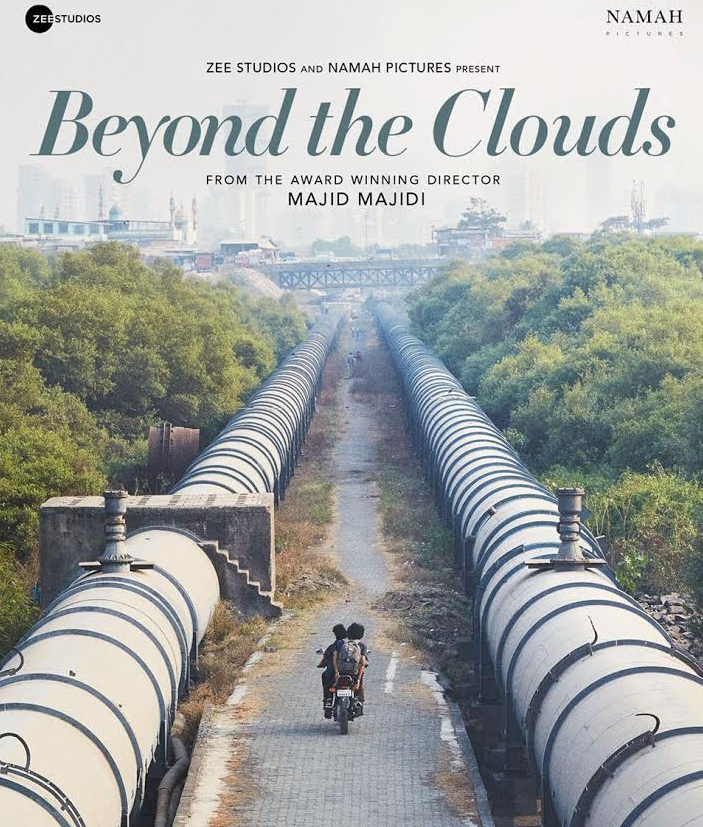 A poster of 'Beyond The Clouds'.