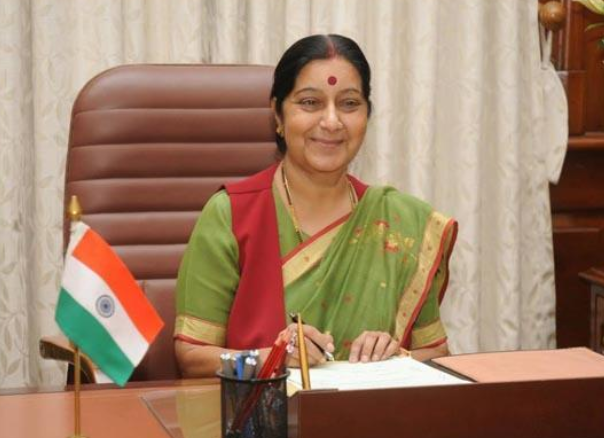 Sushma Swaraj leaves for first official visit to Saudi Arabia Sushma Swaraj leaves for first official visit to Saudi Arabia