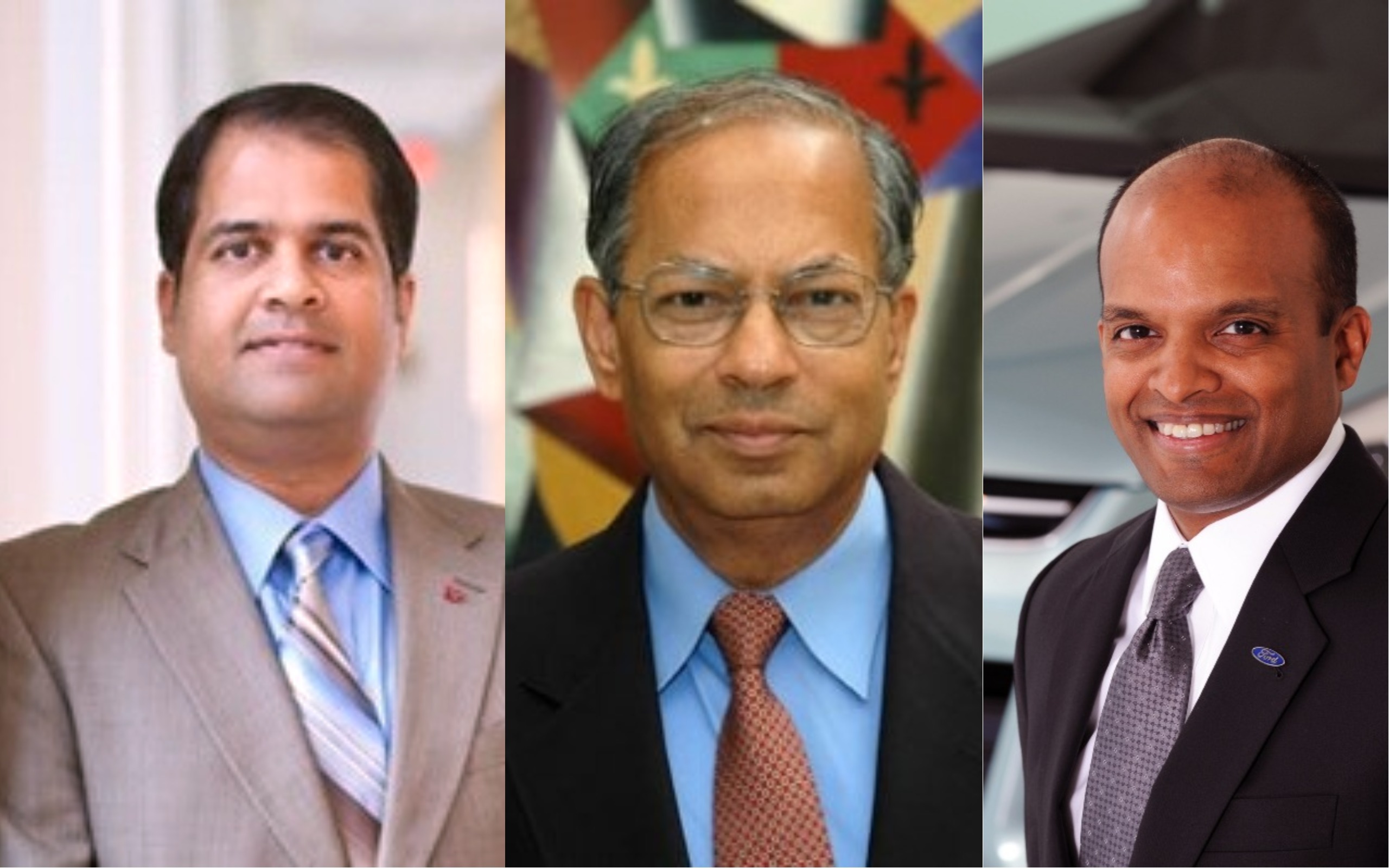 From left: Ajay P Malshe, Jayadev Misra and Raj Nair.