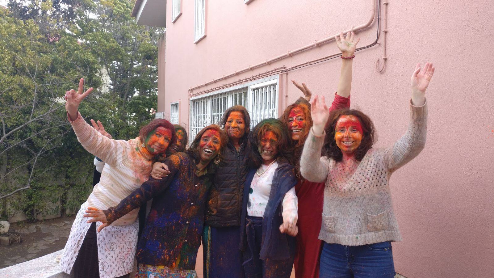 Holi celebrations at the Indian Embassy in Lisbon. Photo courtesy: MEA