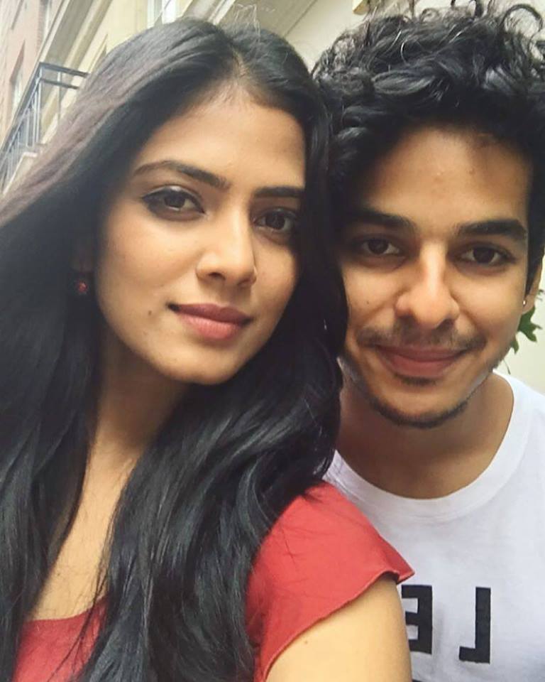 Ishaan Khatter with co-star Malavika Mohanan.