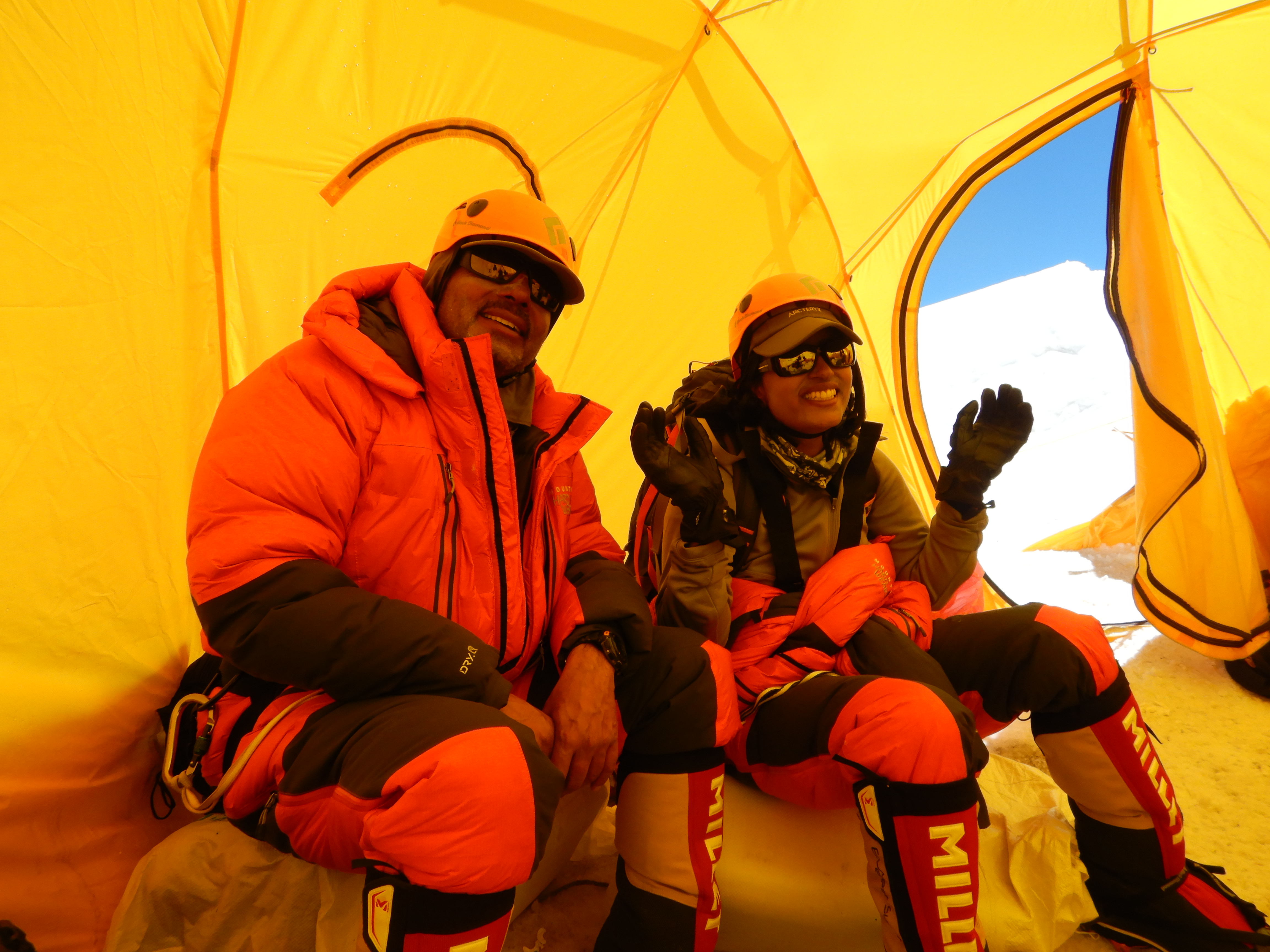 Ajeet and Deeya Bajaj did four practice expeditions before the summit and trained for a year.