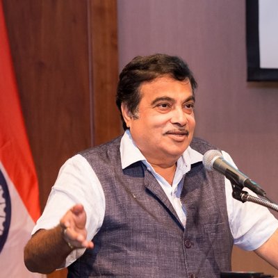 Nitin Gadkari, Indian Minister of Road Transport, Shipping and Water Resources. Photo courtesy: Twitter/@nitin_gadkari