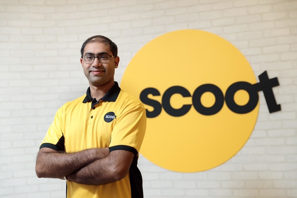 Vinod Kannan, Chief Commercial Officer of Scoot. Photo courtesy: karryon