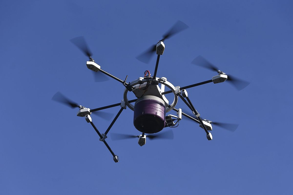 Drones will be used for transporting blood samples, delivering emergency medical supplies and responding to security incidents in Singapore. Photo courtesy: Wikimedia 