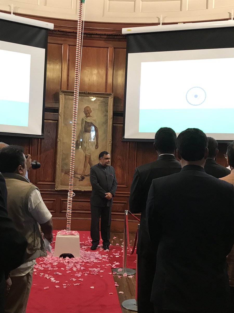 India’s independent day celebrations at India House by H.E. Shri Y.K. Sinha @IndiaTourismUK